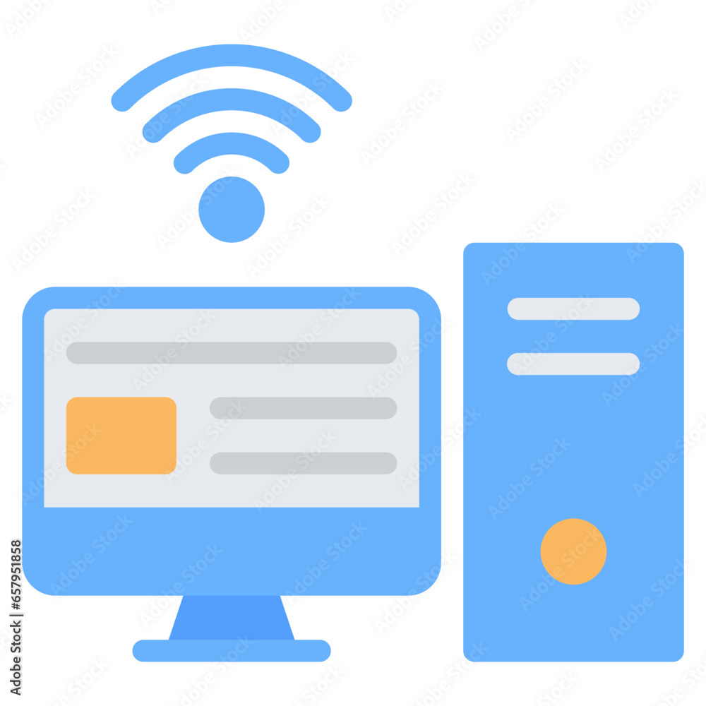 Computer Icon, Flat style icon vector illustration, Suitable for website, mobile app, print, presentation, infographic and any other project. Computer Icon, Flat style icon vector illustration, Suitable for website, mobile app, print, presentation, infographic and any other project.