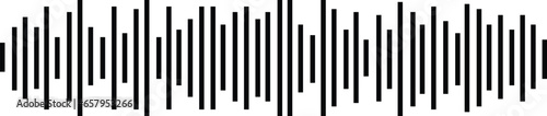 Music player sound bar. Audio speech spectrum noise. Sound wave of voice. Record interface. Equalizer icon with soundwave line isolated on transparent background.
