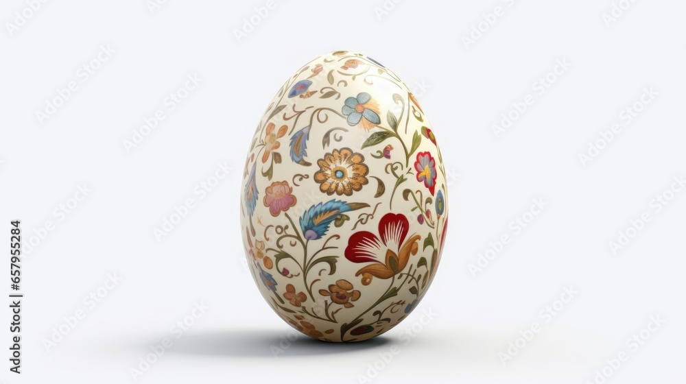easter egg isolated on white