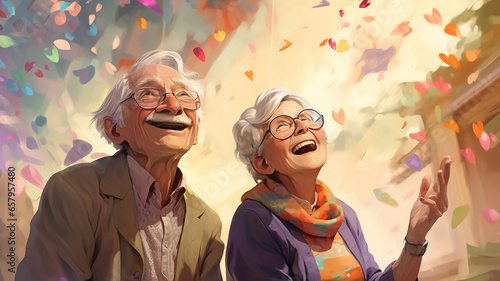 illustration of activity daily living for dementia and elderly 