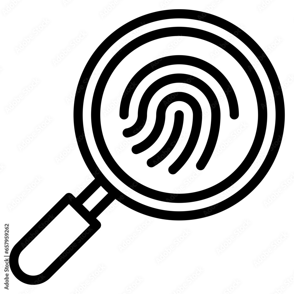 Fingerprint Icon, Line style icon vector illustration, Suitable for website, mobile app, print, presentation, infographic and any other project. Fingerprint Icon, Line style icon vector illustration, Suitable for website, mobile app, print, presentation, infographic and any other project.
