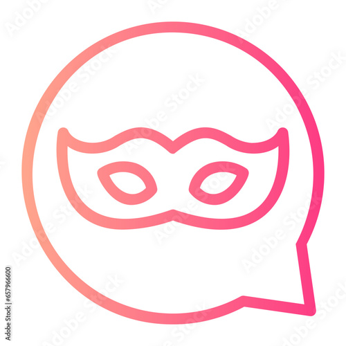 chat gradient icon