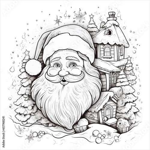 Christmas Coloring Pages Line Art