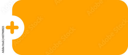 orange frame for text