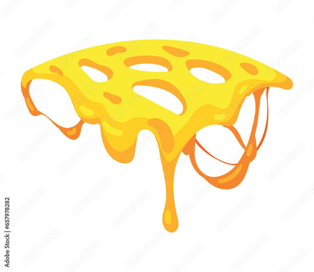 cheese sliced melted hole