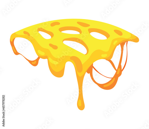 cheese sliced melted hole