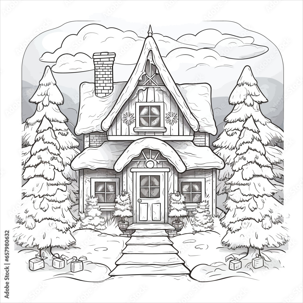 
Christmas Coloring Pages Line Art