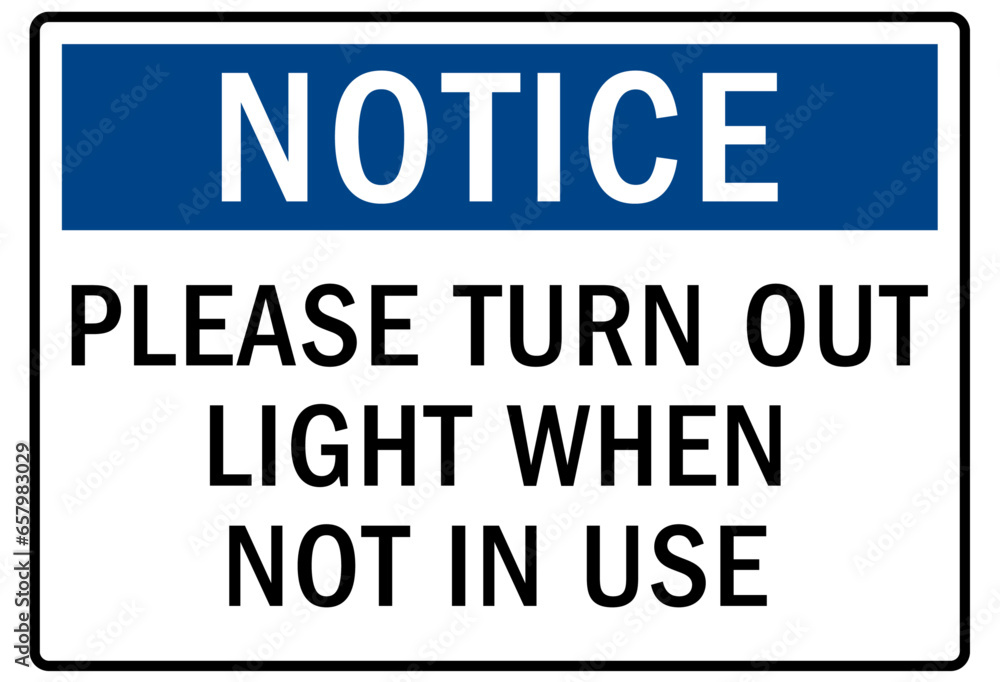 Light switch sign and labels please turn off light when not in use Light switch sign and labels please turn off light when not in use