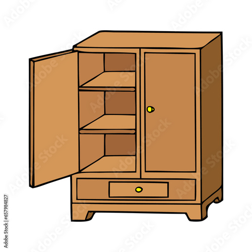 cupboard vector illustration