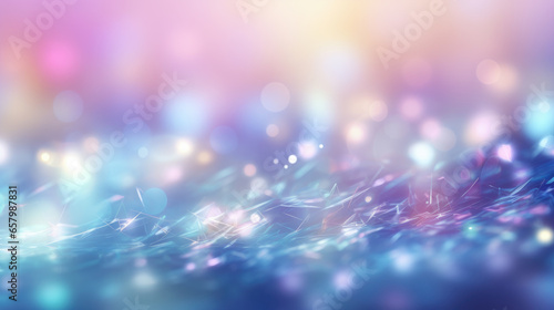 Iridescent Sparkling Glitter Background, Abstract, Generative AI