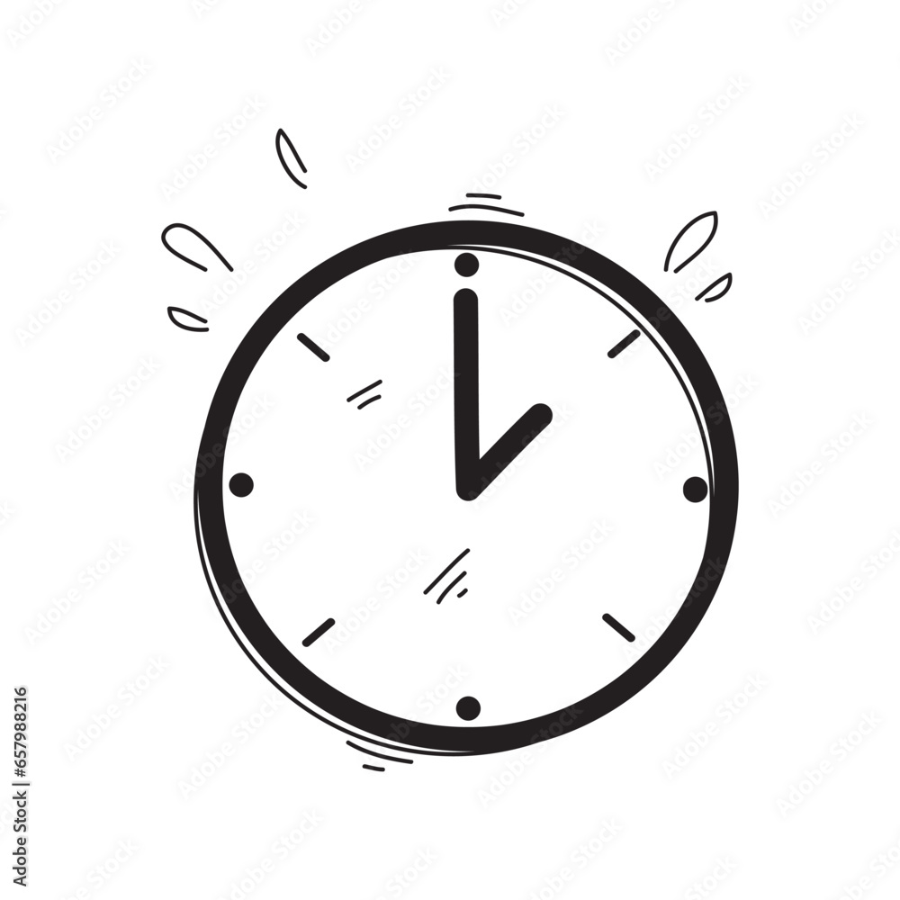 hand drawn Time and clock vector linear icons.Time management. Timer, speed, alarm, time management, calendar symbol illustration vector. doodle hand drawn Time and clock vector linear icons.Time management. Timer, speed, alarm, time management, calendar symbol illustration vector. doodle