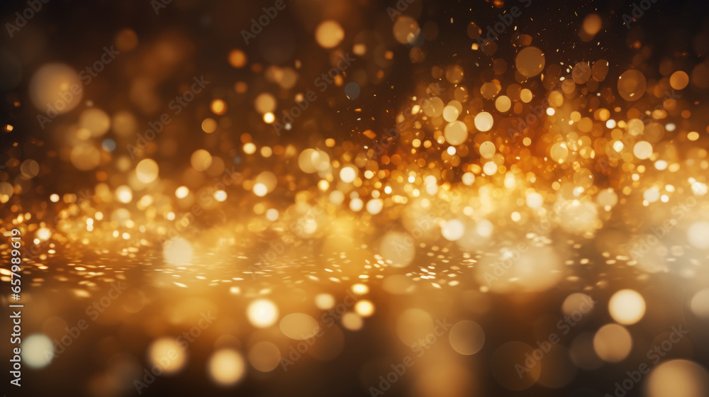 Gold Shiny Glitter Background, Abstract, Generative AI Gold Shiny Glitter Background, Abstract, Generative AI