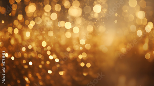 Gold Shiny Glitter Background, Abstract, Generative AI