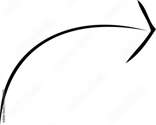 minimalist handdrawn vector arrow svg illustration