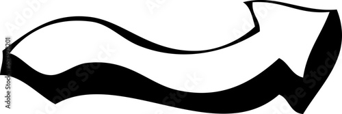 minimalist handdrawn vector arrow svg