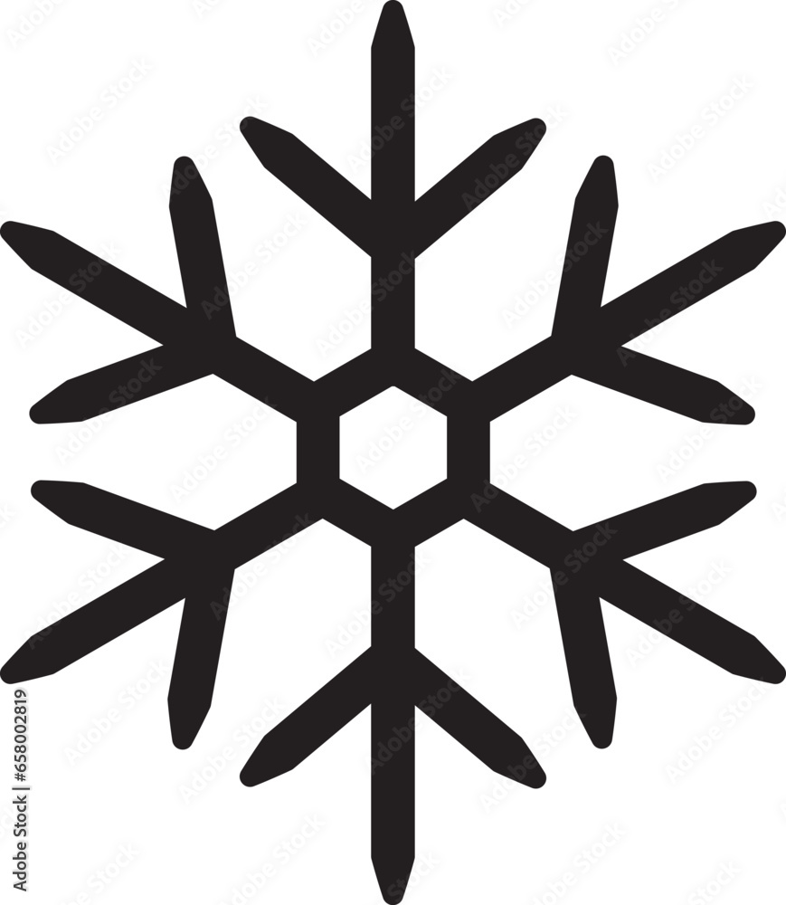 雪の結晶のベクターイラスト 雪の結晶のベクターイラスト