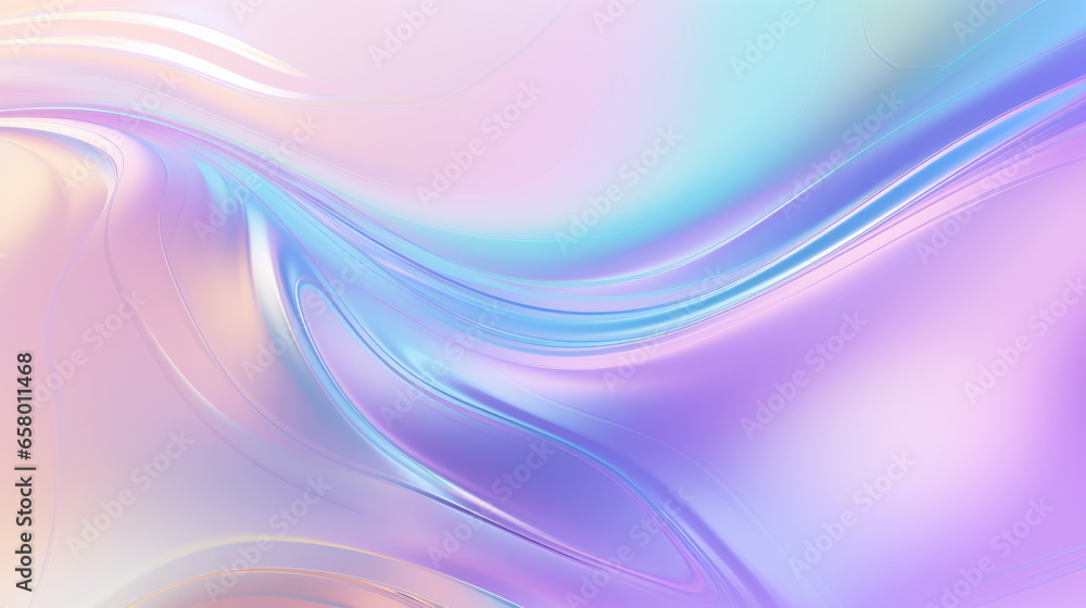Pastel Wispy Smooth Liquid Wave Abstract Background, Generative AI Pastel Wispy Smooth Liquid Wave Abstract Background, Generative AI