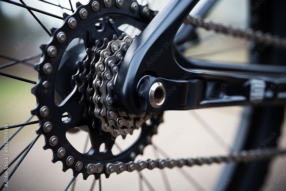 Fototapeta premium Bike chain and sprockets.