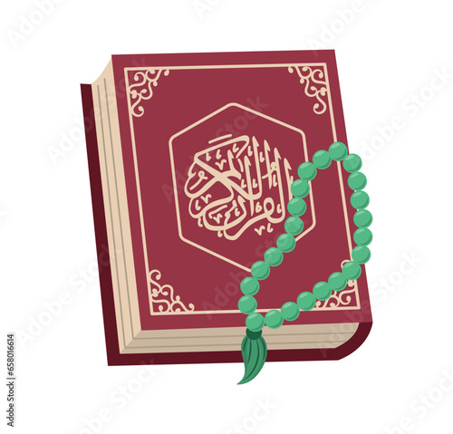 traditional quran and rosary