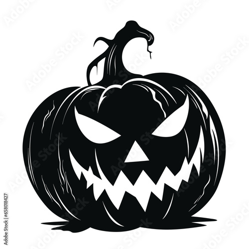 Halloween Pumpkin Silhouette