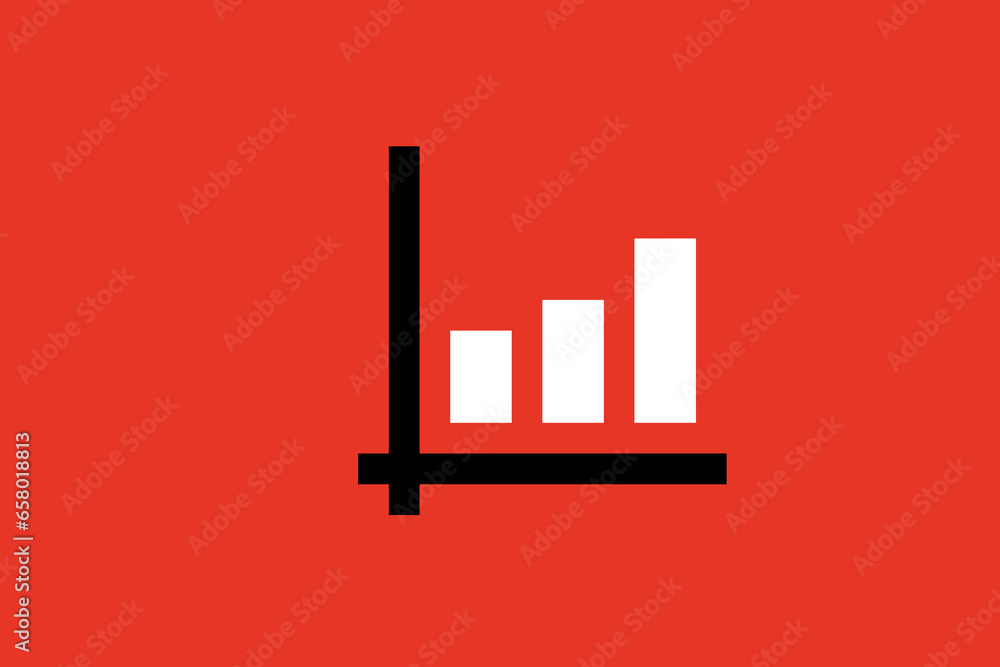 financial report pictogram in flat style design. Vector illustration. financial report pictogram in flat style design. Vector illustration.