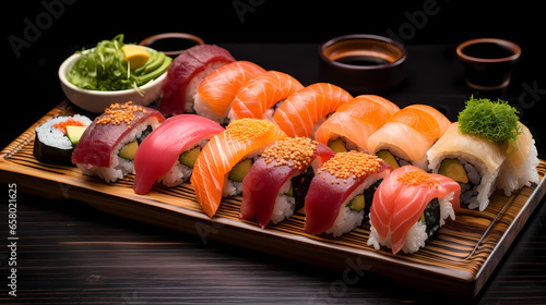 Asian Elegance: Sushi Platter Assortment