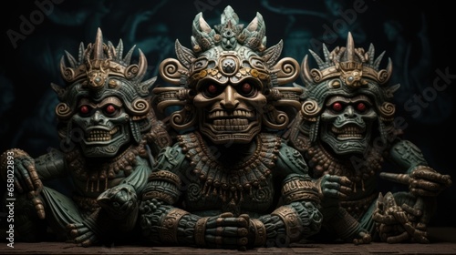 Aztec cult of death Tlaloc  Omeyocan  Mictlan  and Chichihuacuauhco