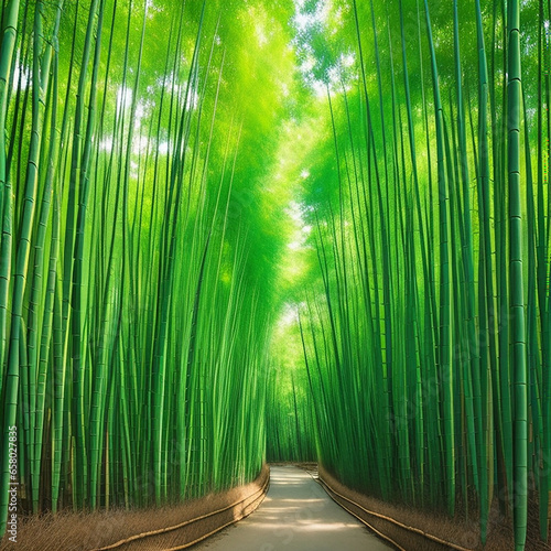 Green bamboo nature backgrounds