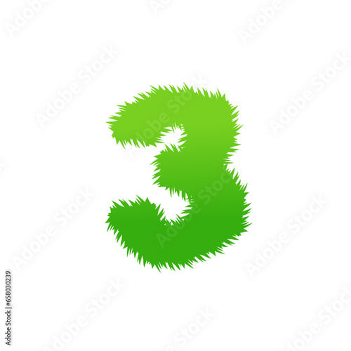 Green Grass Number