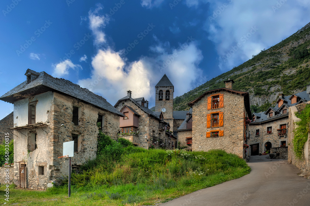 Lanuza is a Spanish town belonging to the municipality of Sallent de Gállego, in Alto Gállego, province of Huesca, Aragon.