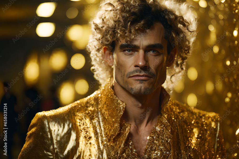 Ugly Man In Golden Dress Luxury And Premium Photography For ugly-man-in-golden-dress-luxury-and-premium-photography-for