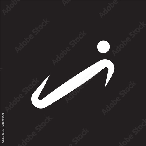 dive man sport logo icon design.
