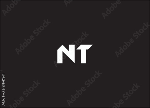 nt letter logo and monogram design