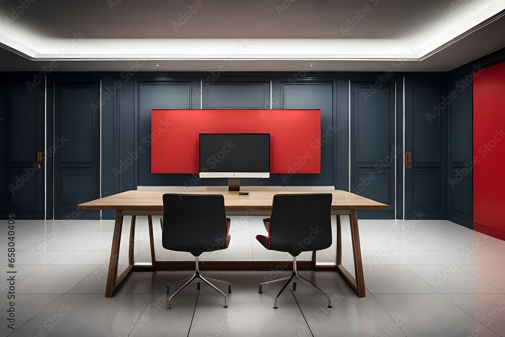 room with chairs and table room with chairs and table