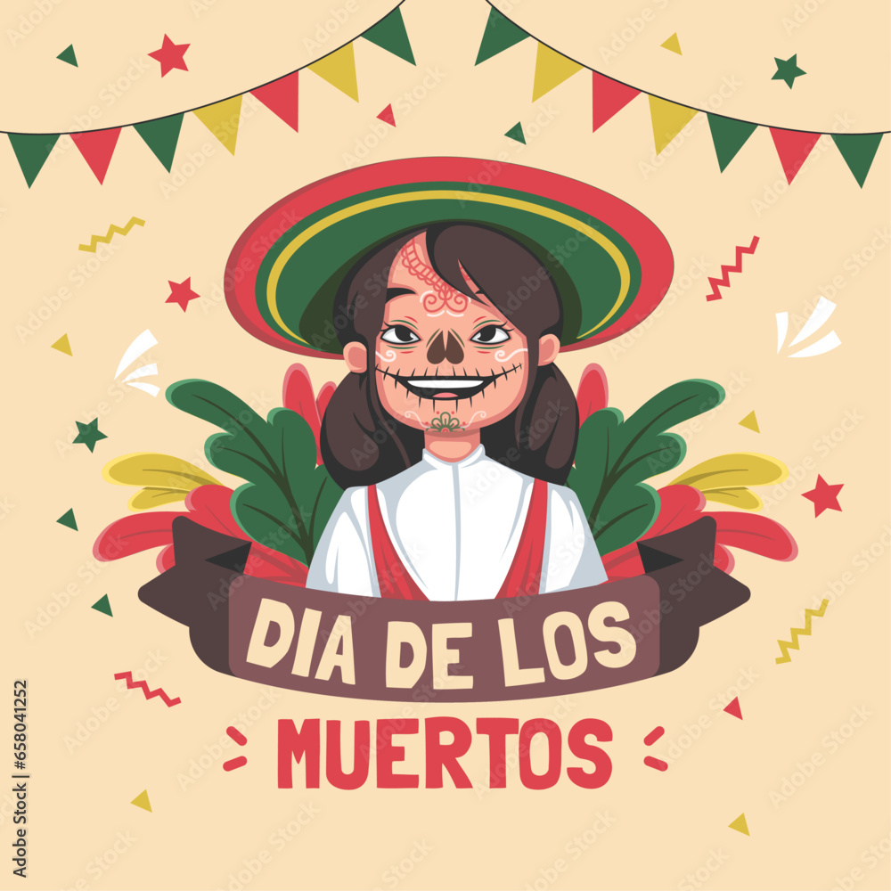 Dia de Los Muertos vector illustration
