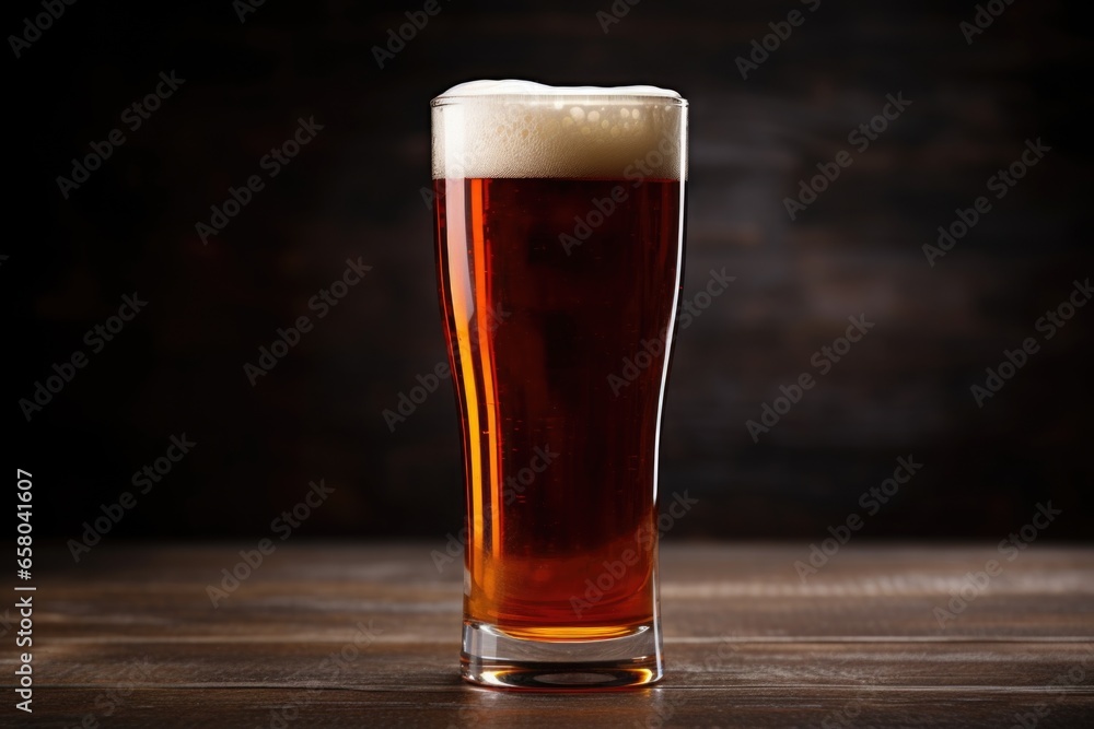 serving amber ale in a classic english pint glass serving amber ale in a classic english pint glass