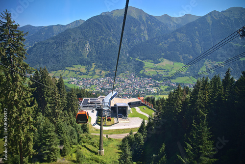 Summer in mountains near Bad Gastein, hiking paradise in Austria photo