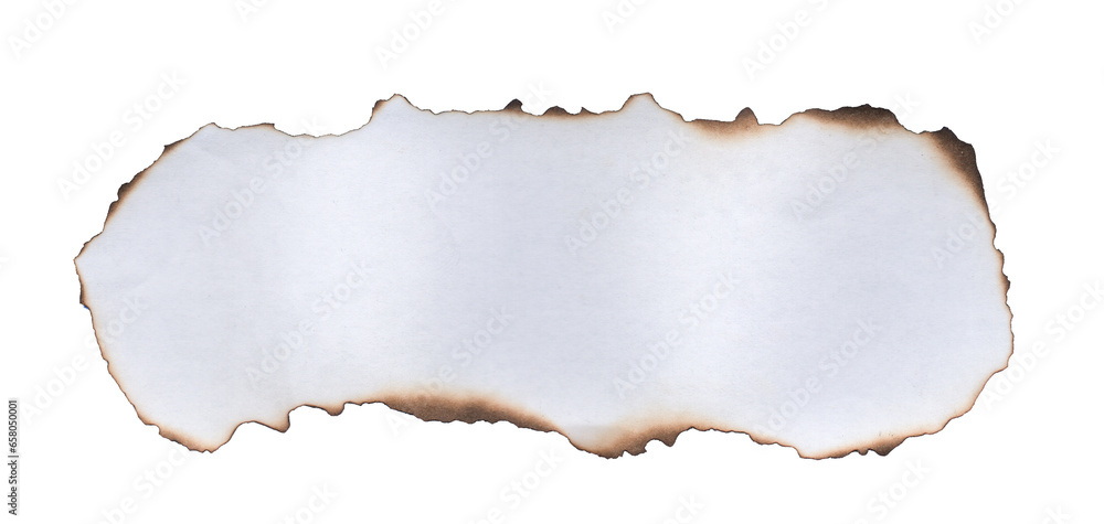 Stylish Burned Paper Edge Transparent