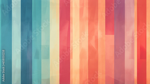 a retro stripe wallpaper pattern, in the style of post-painterly abstraction, light crimson and dark aquamarine