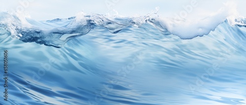 Light Blue Water Wave Texture: Natural Beauty