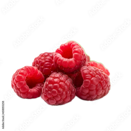 Fruit Raspberries isolate no background