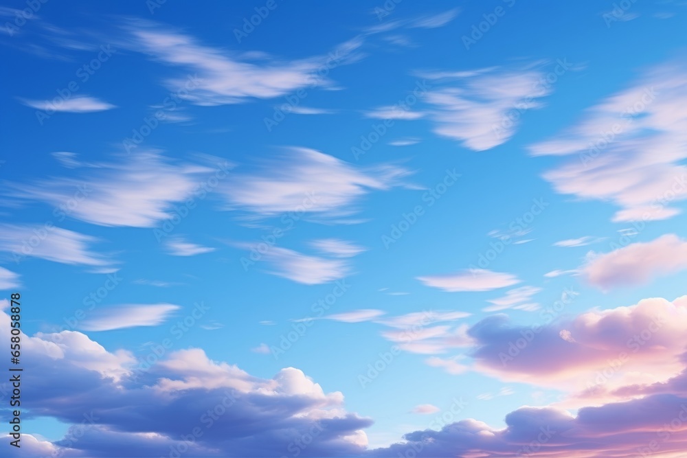 clouds, sky blue background. cloud blue sky, Generative AI