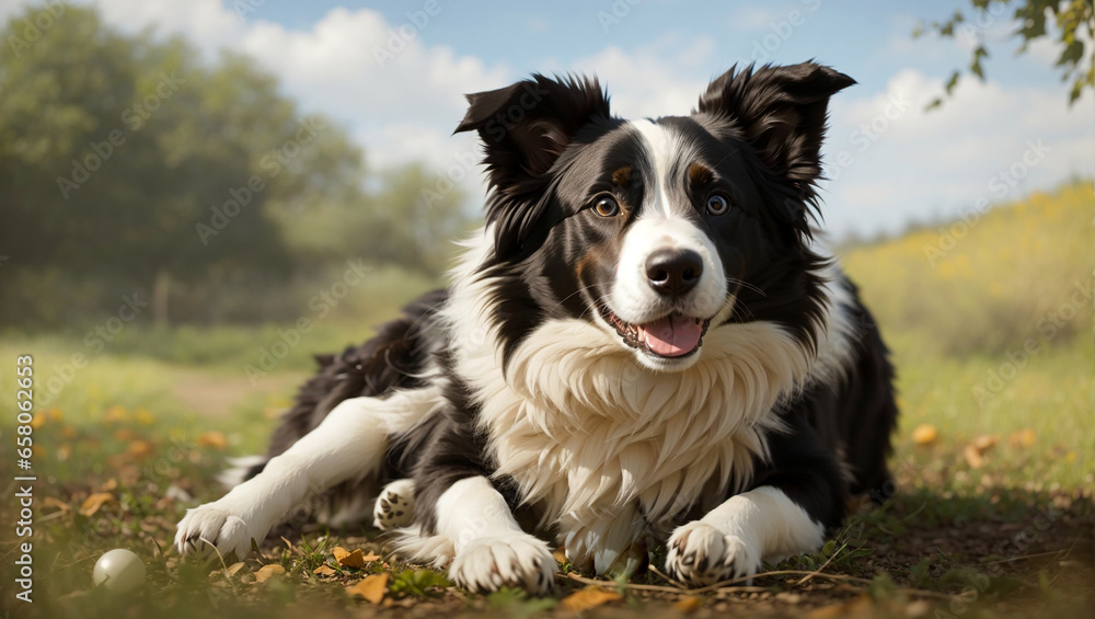 Border Collie, known for its remarkable agility and problem-solving abilities, often considered one of the smartest dog breeds.