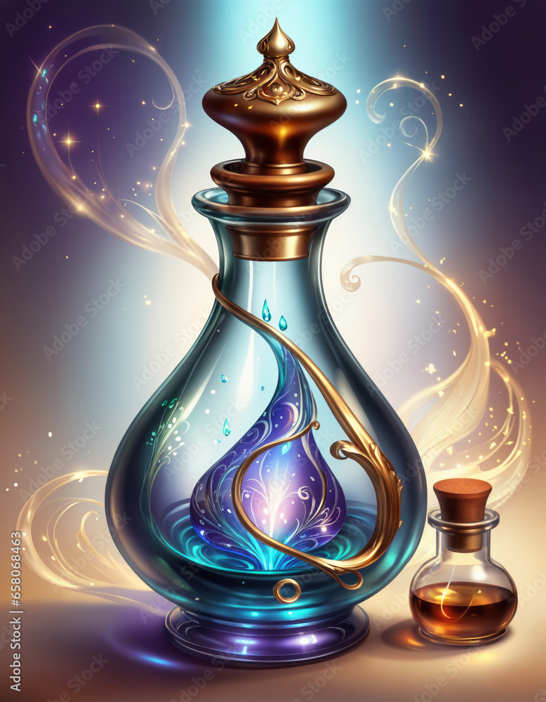 Flask of magic elixir Flask of magic elixir