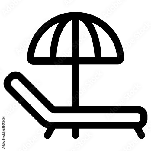 deck chair icon