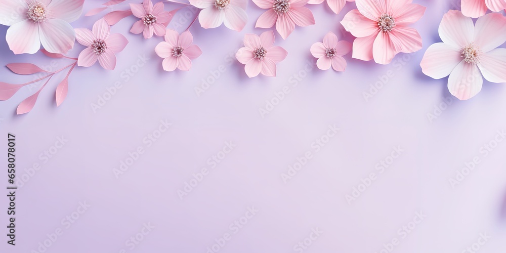 abstract background with flower