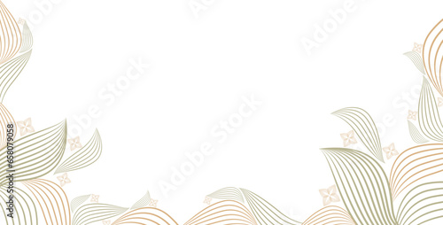 natural abstract floral decoration