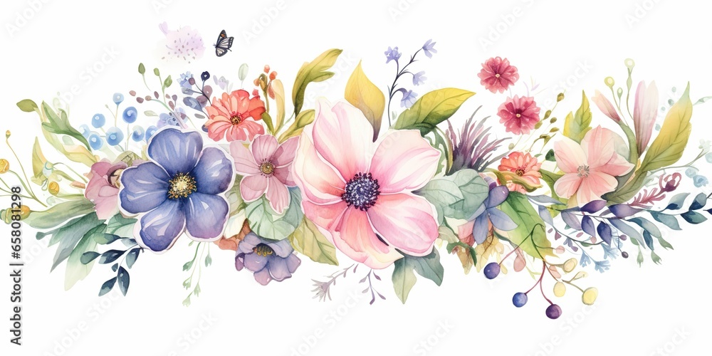 abstract background with flower