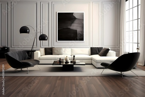 Elegant Simplicity: Minimalist Living Room Interior