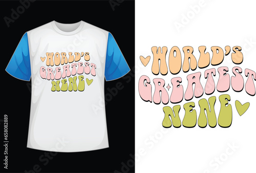 world’s greatest Nene retro SVG design